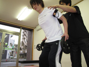 加圧トレーニングで筋力アップ